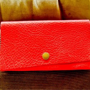 Portland Leather - Rancher Wallet (tulip, soft red)